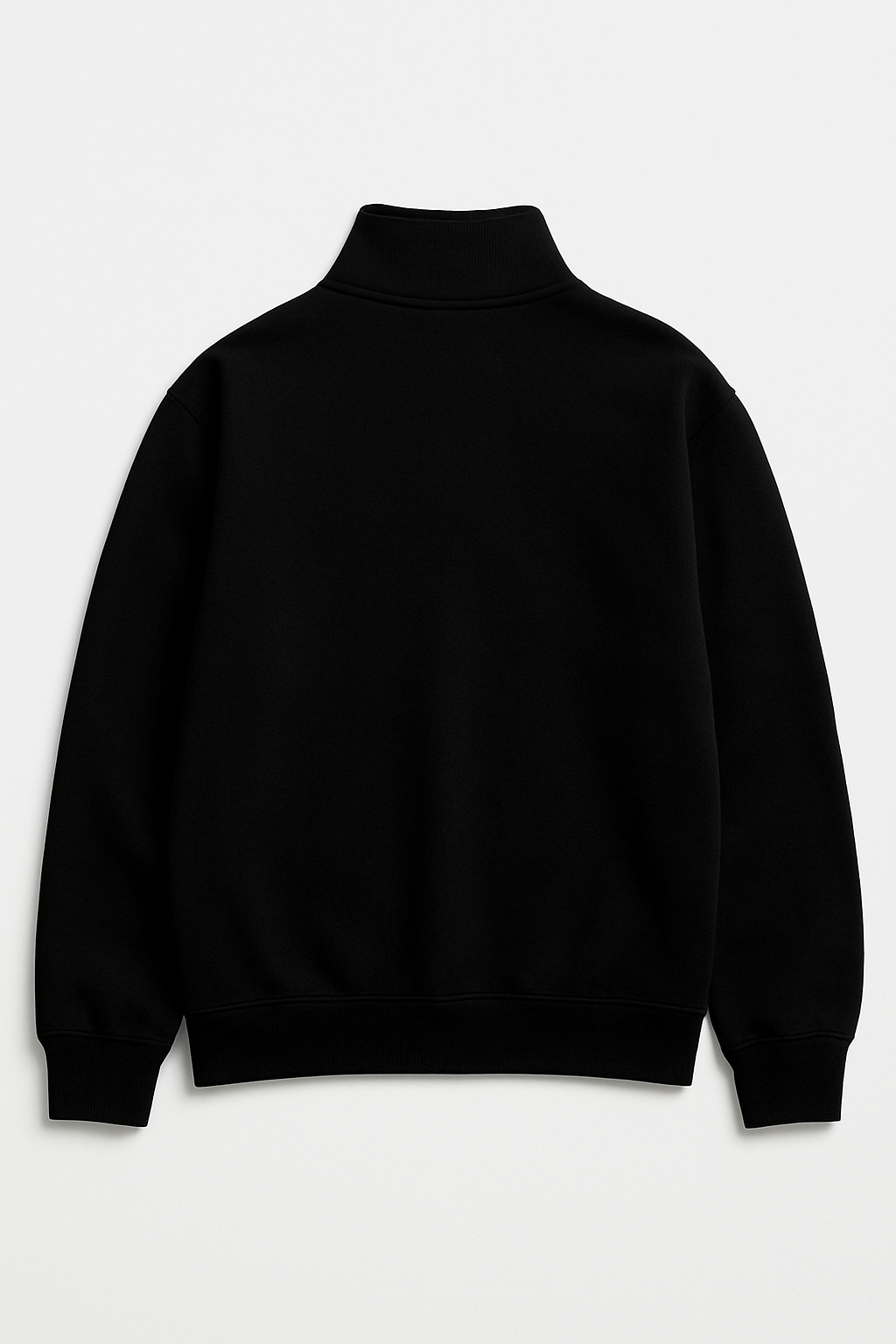 Black zipper sweatshirt
