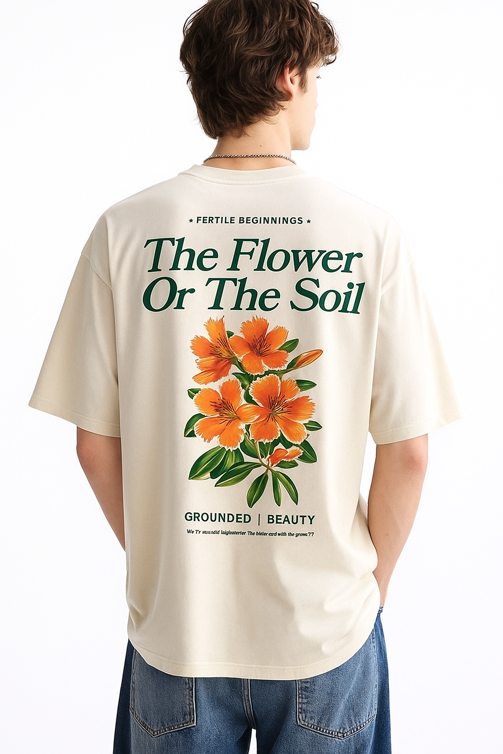 Grounded Beauty Flower Tee